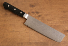  Seisuke VG10 8 Layer Damascus Migaki Finished Nakiri Japanese Knife 165mm Black Pakka wood Handle - Seisuke Knife