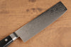 Seisuke VG10 8 Layer Damascus Migaki Finished Nakiri 165mm Black Pakka wood Handle - Seisuke Knife