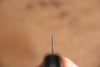 Seisuke VG10 8 Layer Damascus Migaki Finished Nakiri 165mm Black Pakka wood Handle - Seisuke Knife