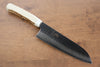 Sakai Takayuki VG10 33 Layer Damascus Santoku 180mm Cow Bone Handle with Sheath - Seisuke Knife