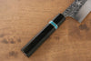 Yu Kurosaki Shizuku SG2 Hammered Gyuto 240mm Ebony Wood(With Turquoise Ring) Handle - Seisuke Knife