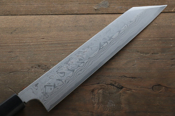 Hideo Kitaoka White Steel No.2 Damascus Kiritsuke Yanagiba Japanese Chef Knife 210mm - Seisuke Knife