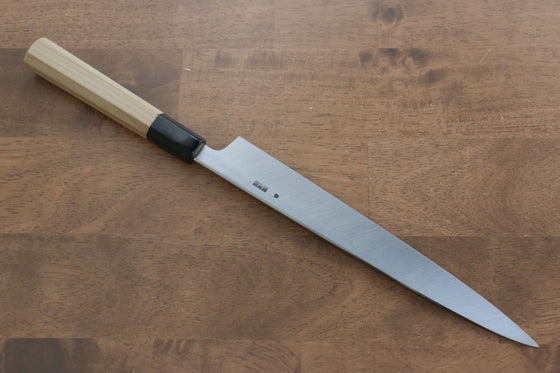 Kikuzuki White Steel No.2 Kasumitogi Yanagiba 240mm with Magnolia Handle - Seisuke Knife