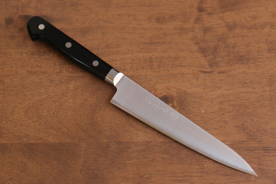 Takamura Knives VG10 Migaki Finished Petty-Utility  150mm Black Pakka wood Handle - Seisuke Knife