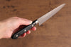 Takamura Knives VG10 Migaki Finished Petty-Utility  150mm Black Pakka wood Handle - Seisuke Knife