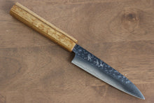  Yu Kurosaki Senko SG2 Hammered Petty-Utility 120mm Lacquered Oak Handle - Seisuke Knife