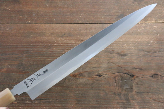 Masamoto Hongasumi White Steel No.2 Yanagiba Magnolia Handle - Seisuke Knife