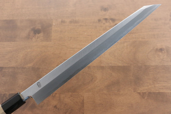 Kikuzuki White Steel No.2 Kasumitogi Kiritsuke Yanagiba 300mm Magnolia Handle - Seisuke Knife
