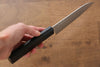 Makoto Kurosaki VG10 Damascus Petty-Utility  135mm Ebony Wood Handle - Seisuke Knife