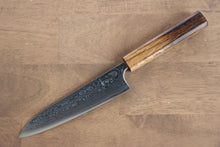  Anryu VG10 Migaki Finished Damascus Petty-Utility  150mm Oak Handle - Seisuke Knife