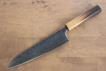  Anryu VG10 Migaki Finished Damascus Gyuto Japanese Knife 210mm Oak Handle - Seisuke Knife