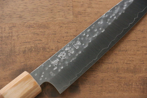 Makoto Kurosaki SG2 Hammered(Maru) Petty-Utility 135mm Cherry Blossoms Handle - Seisuke Knife