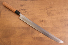  Tessen by Tanaka Tamahagane Sakimaru Yanagiba  315mm Wild Cherry Handle with Sheath - Seisuke Knife