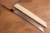 Tessen by Tanaka Tamahagane Sakimaru Yanagiba Japanese Knife 315mm Wild Cherry Handle with Sheath - Seisuke Knife