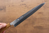 Yu Kurosaki Senko R2/SG2 Hammered Sujihiki 270mm Live oak Lacquered Handle - Seisuke Knife