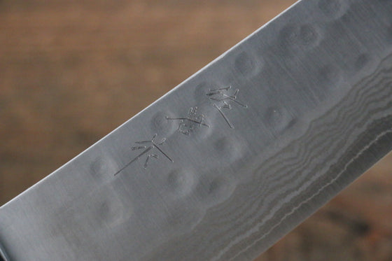 Takeshi Saji SRS13 Hammered(Maru) Kengata Gyuto 240mm Ironwood Handle - Seisuke Knife