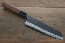  Yu Kurosaki Blue Super Clad Hammered Kurouchi Bunka Japanese Chef Knife 180mm - Seisuke Knife