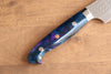 Yu Kurosaki Senko Ei R2/SG2 Hammered Sujihiki 270mm with Blue Purple Acrylic Handle - Seisuke Knife