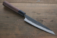  Yu Kurosaki Blue Super Clad Hammered Kurouchi Petty Japanese Chef Knife 150mm - Seisuke Knife