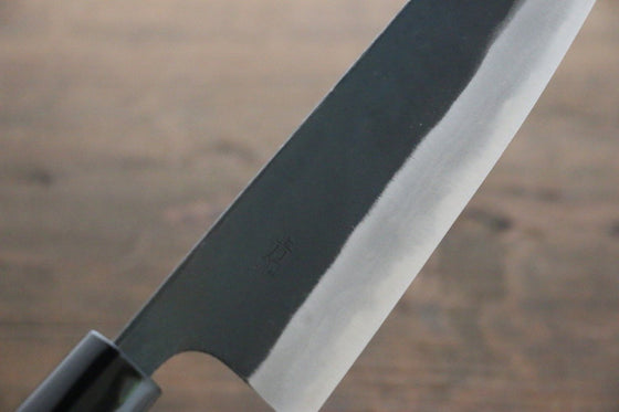 Yamamoto Blue Steel No.2 Kurouchi Santoku Japanese Chef Knife 165mm - Seisuke Knife