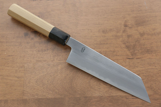 Kikuzuki White Steel No.2 Kasumitogi Kiritsuke Santoku 180mm with Magnolia Handle - Seisuke Knife