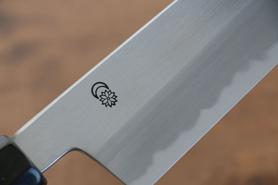 Kikuzuki White Steel No.2 Kasumitogi Kiritsuke Santoku 180mm with Magnolia Handle - Seisuke Knife