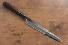  Jikko White Steel No.2 Kiritsuke Yanagiba 210mm Shitan Handle - Seisuke Knife