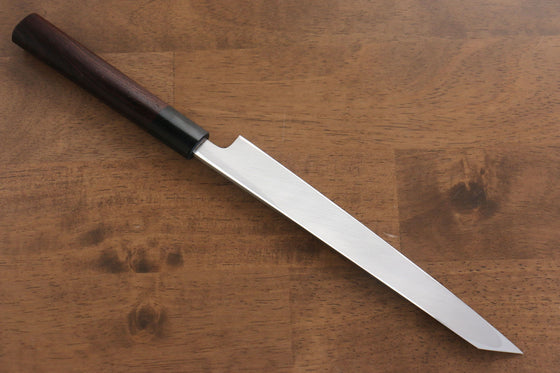 Jikko White Steel No.2 Kiritsuke Yanagiba 210mm Shitan Handle - Seisuke Knife