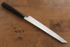 Jikko White Steel No.2 Kiritsuke Yanagiba Japanese Knife 240mm with Shitan Handle - Seisuke Knife