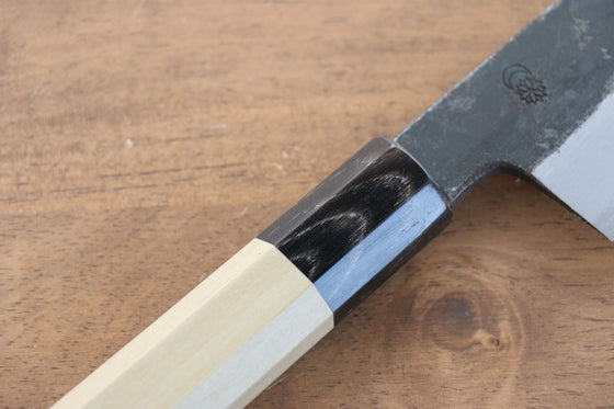 Kikuzuki White Steel No.2 Black Finished Gyuto 210mm with Magnolia Handle - Seisuke Knife