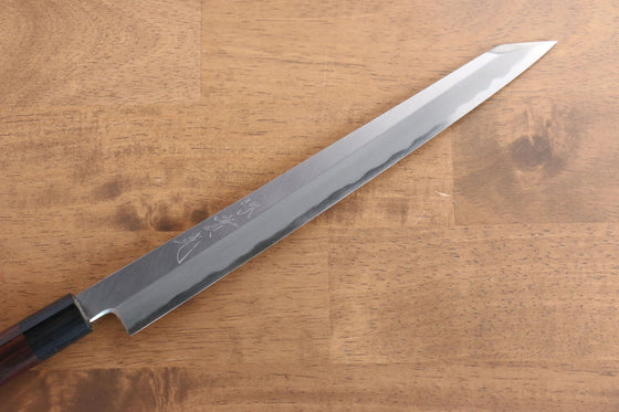 Jikko White Steel No.2 Kiritsuke Yanagiba 270mm Shitan Handle - Seisuke Knife