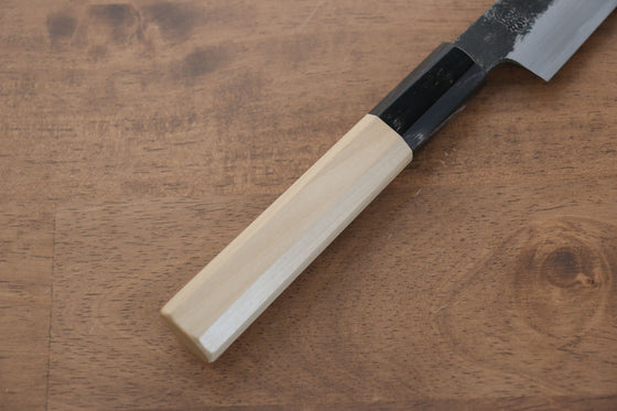 Kikuzuki White Steel No.2 Black Finished Petty-Utility 150mm Magnolia Handle - Seisuke Knife