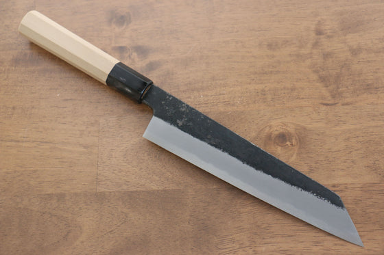 Kikuzuki White Steel No.2 Black Finished Kiritsuke Gyuto 210mm with Magnolia Handle - Seisuke Knife
