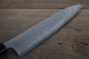 Nao Yamamoto VG10 Black Damascus Gyuto Japanese Knife 210mm Shitan Handle - Seisuke Knife