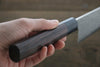 Nao Yamamoto VG10 Black Damascus Gyuto Japanese Knife 210mm Shitan Handle - Seisuke Knife