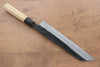 Kikuzuki White Steel No.2 Black Finished Kiritsuke Gyuto 240mm Magnolia Handle - Seisuke Knife