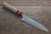  Shigeki Tanaka Blue Steel No.2 17 Layer Damascus Petty Japanese Chef Knife 150mm with Walnut Handle - Seisuke Knife