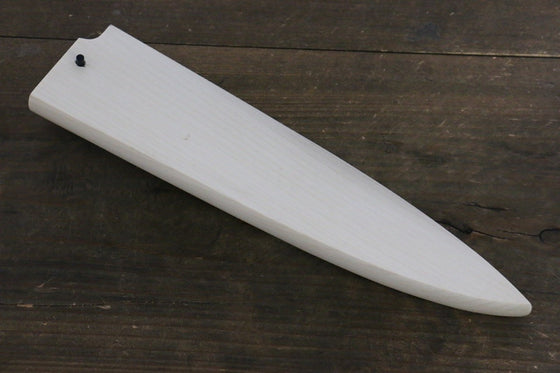 Magnolia Saya Sheath for Mioroshi Deba Knife with Plywood Pin - Seisuke Knife