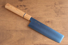  Seisuke SK-85鋼 Ion-Plated Nakiri 175mm with White Wood Handle - Seisuke Knife