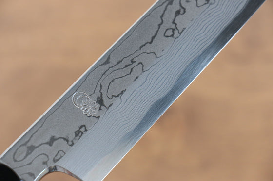 Kikuzuki Blue Steel No.1 Damascus Yanagiba 240mm Magnolia Handle - Seisuke Knife