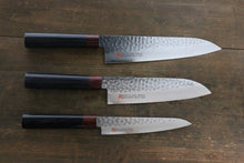  Iseya VG10 33 Layer Damascus Japanese Gyuto 210mm, Santoku & Petty 150mm Knife Set - Seisuke Knife
