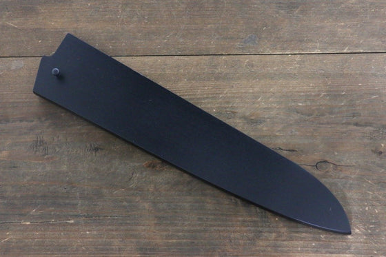 Black Saya Sheath for Gyuto Knife with Plywood Pin 240mm - Seisuke Knife