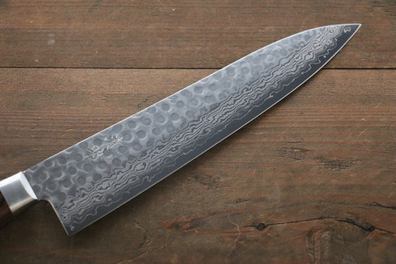 Seisuke VG10 17 Layer Damascus Gyuto 210mm with Mahogany Handle - Seisuke Knife
