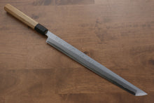  Kikuzuki Blue Steel No.1 Damascus Sakimaru Takohiki Japanese Knife 300mm Magnolia Handle - Seisuke Knife