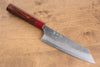 Yoshimi Kato Blue Super Nashiji Bunka 170mm with Red Honduras Handle - Seisuke Knife