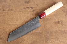  Masakage Yuki White Steel No.2 Nashiji Bunka  170mm with Magnolia Handle - Seisuke Knife