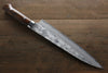 Takeshi Saji VG10 Black Damascus Gyuto Japanese Chef Knife 240mm with Ironwood Handle - Seisuke Knife