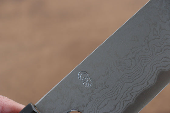 Kikuzuki Blue Steel No.1 Damascus Kiritsuke Gyuto 240mm Magnolia Handle - Seisuke Knife