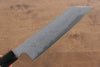 Kikuzuki Blue Steel No.1 Damascus Kiritsuke Santoku 180mm Magnolia Handle - Seisuke Knife