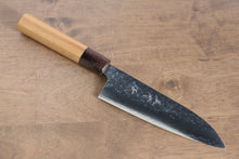  Yu Kurosaki Senko SG2 Hammered Small Santoku 150mm Keyaki (Japanese Elm) Handle - Seisuke Knife